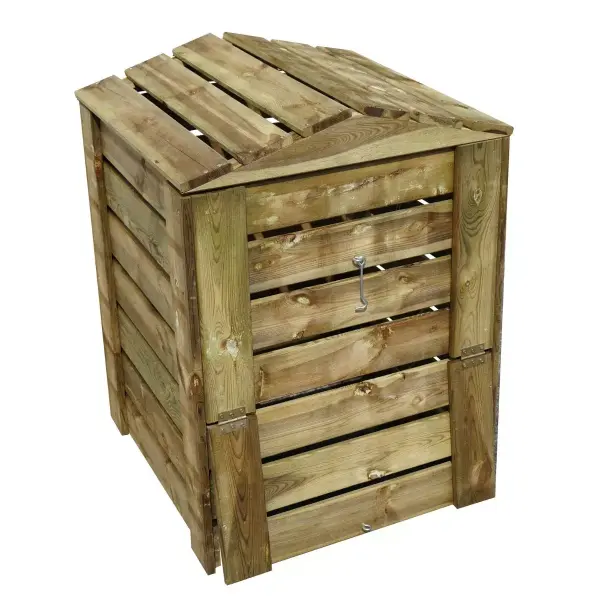 Cerland - Composteur en bois traité - 210 L - image